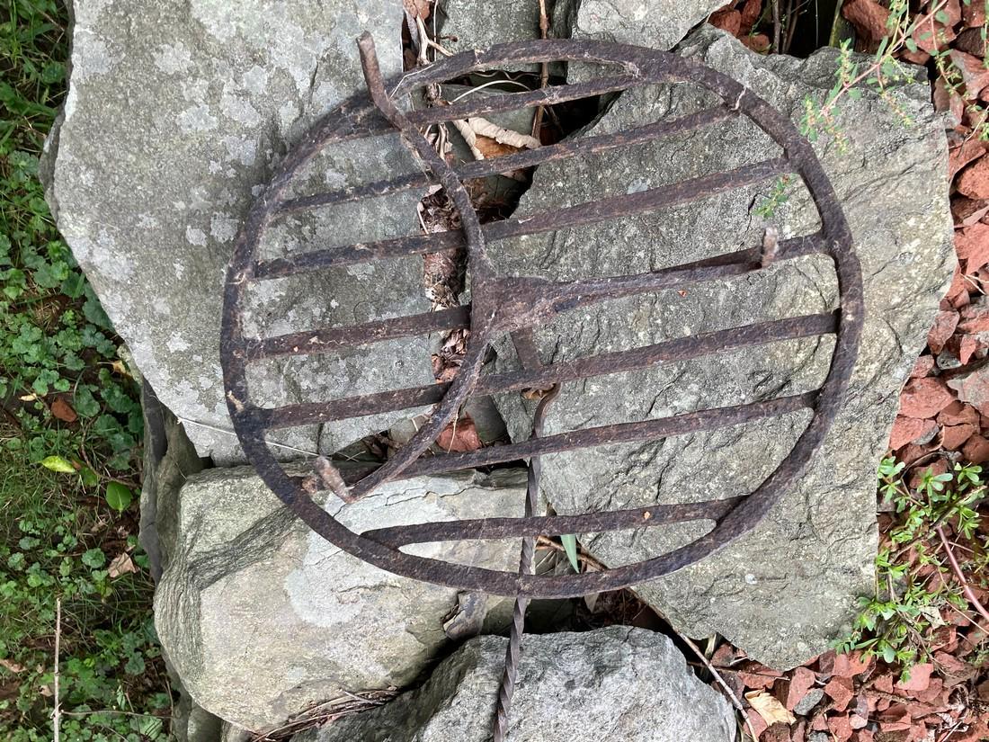 19thC Wrought Iron Trivet (1 of 5)