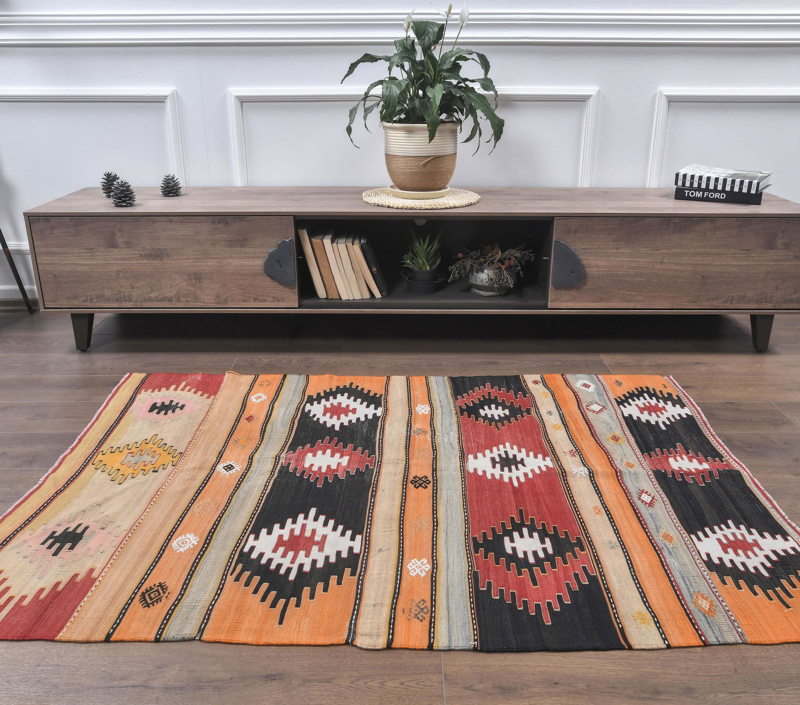 4x6 Turkish Kilim Area Rug (1 of 6)