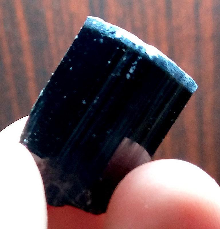 15 Grams Beautiful Blue Cap Tourmaline Crystal Specimen From Afghanistan (1 of 8)