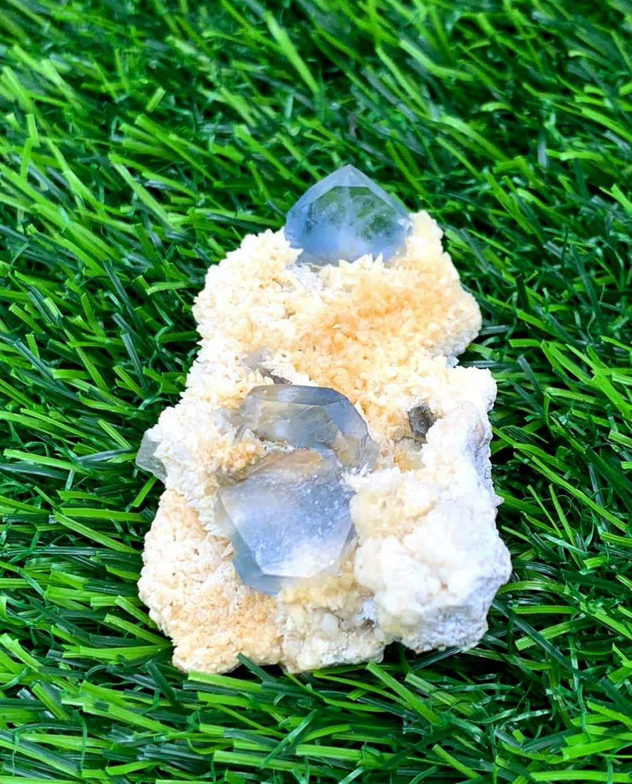 Celestine Specimen, Natural Blue Color Celestine Crystal On Matrix From Rare Location Badakhshan, (1 of 6)