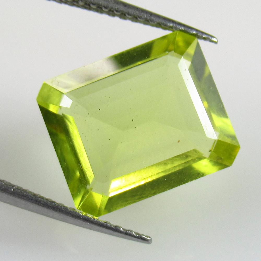 4.51 Ctw Natural Lemon Quartz Octagon Cut: No Reserve! Title: 4.51 Ctw Natural Lemon Quartz Octagon Cut Stone Clarity: VVS Gemstone: Natural Lemon Quartz Carat Weight: 4.51 Size/Dimensions: 12.00 x 10.00 x 5.10 mm Additional Information: Top C