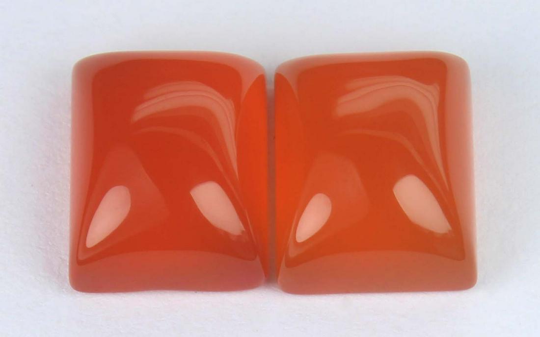 7.53 Cts Natural Carnelian Lot: No Reserve! Title: 7.53 Cts Natural Carnelian Lot Description: Gemstone : Natural Carnelian Weight : 7.53 carat Shape : Rectangular Cabochon Dimensions : 10x8 mm Number of Stone : 2 Color : Orange Ori