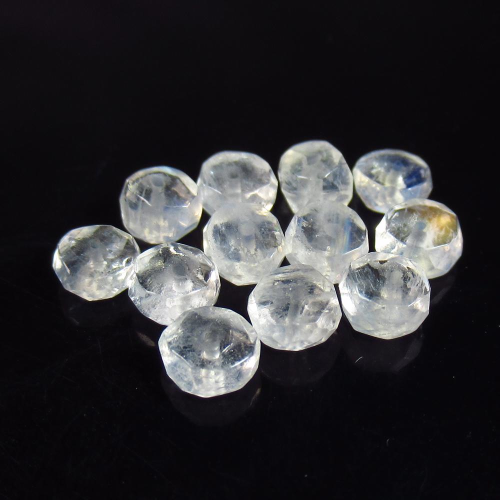 5.63 Ctw Natural 12 Blue Moonstone Round Beads: No Reserve! Title: 5.63 Ctw Natural 12 Blue Moonstone Round Beads Stone Clarity: Translucent Gemstone: Natural Moonstone Beads Carat Weight: 5.63 Size/Dimensions: 4.10 - 4.80 mm / 12 Pc's Additional I