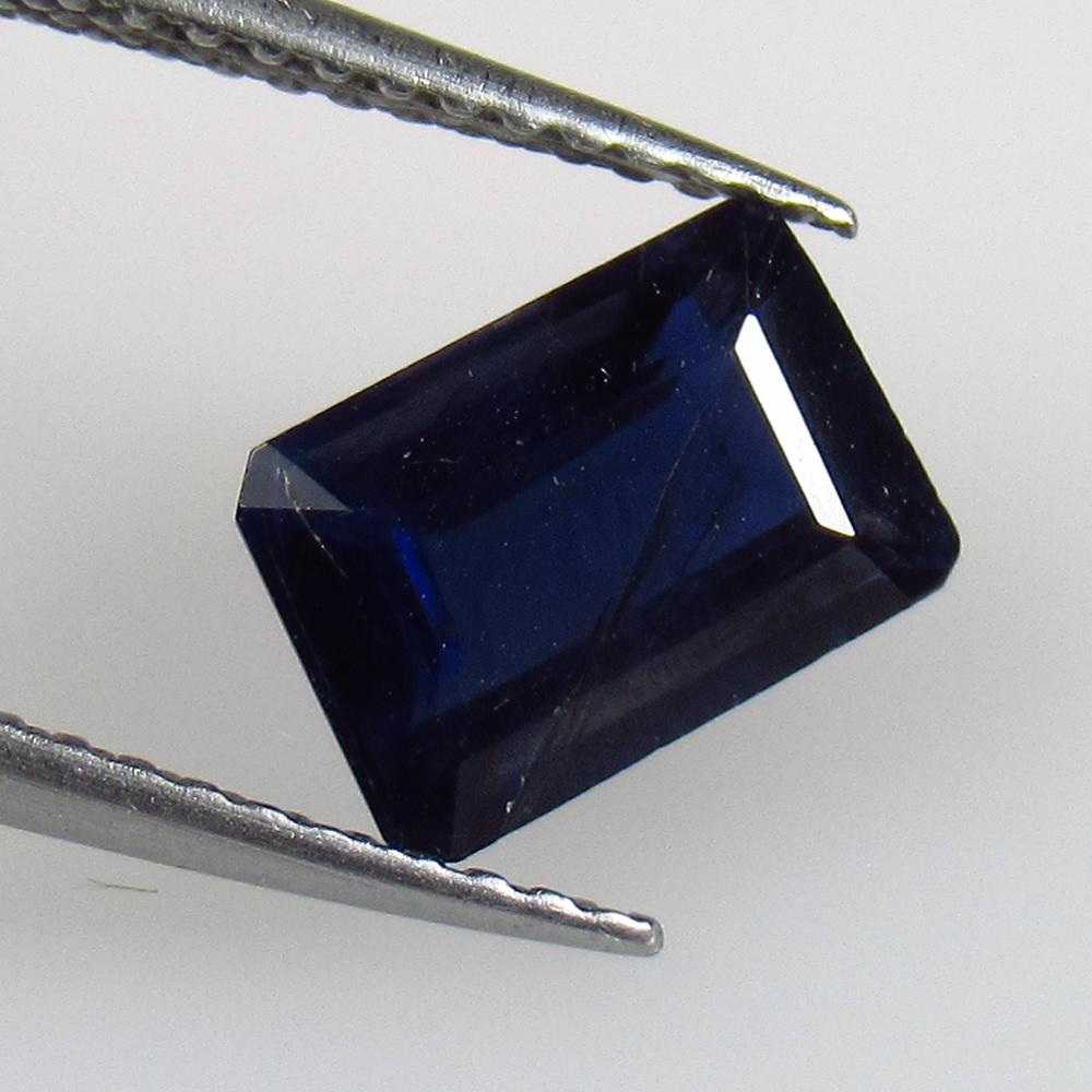 1.61 Ctw Natural Iolite Octagon Cut: No Reserve! Title: 1.61 Ctw Natural Iolite Octagon Cut Stone Clarity: VVS Gemstone: Natural Iolite Carat Weight: 1.61 Size/Dimensions: 8.60 x 5.90 x 4.40 mm Additional Information: Very Good Luster /
