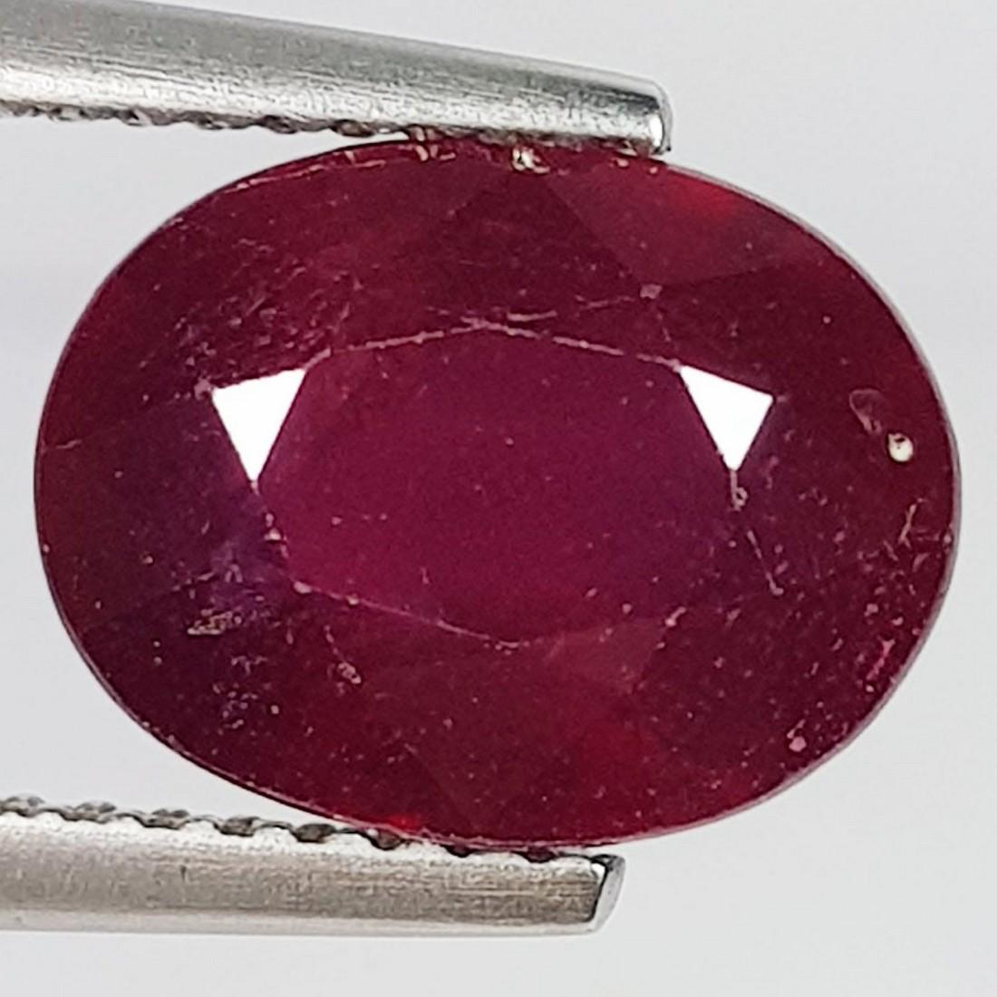 4.63 ctz " Collective Gem Natural Red Ruby (1 of 3)