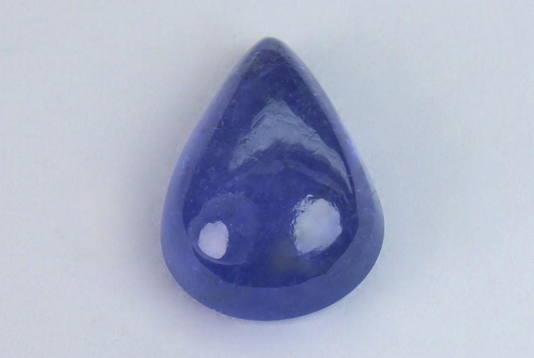 2.94 Cts Natural Tanzanite: No Reserve! Title: 2.94 Cts Natural Tanzanite Description: Gemstone : Natural Tanzanite Shape and cut : Oval Cabochan Weight : 2.94 Carats Measurements : 10.83x7.56x4.25 mm Color : Voilite Transprancy