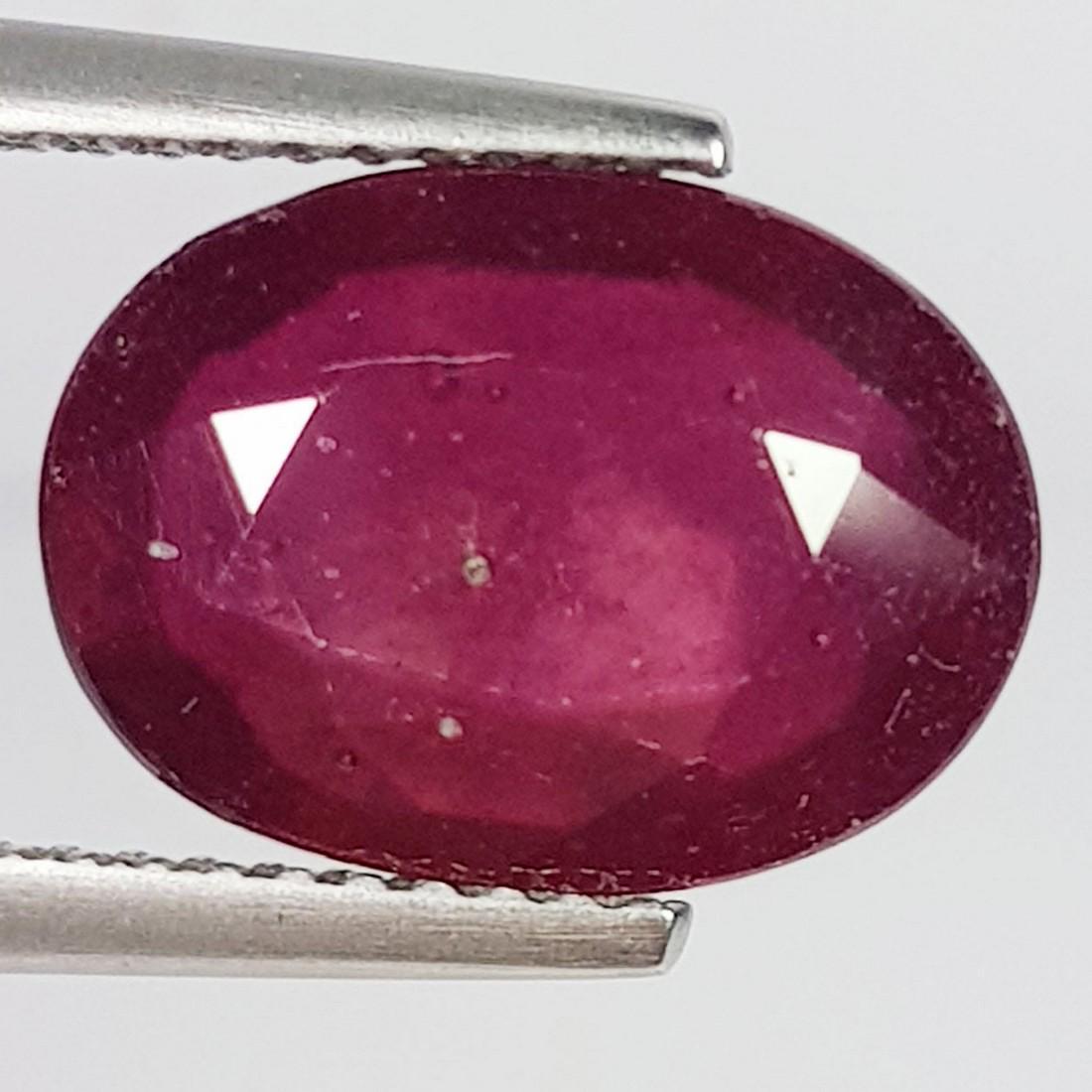 5.21 ctz Natural Red Ruby (1 of 3)