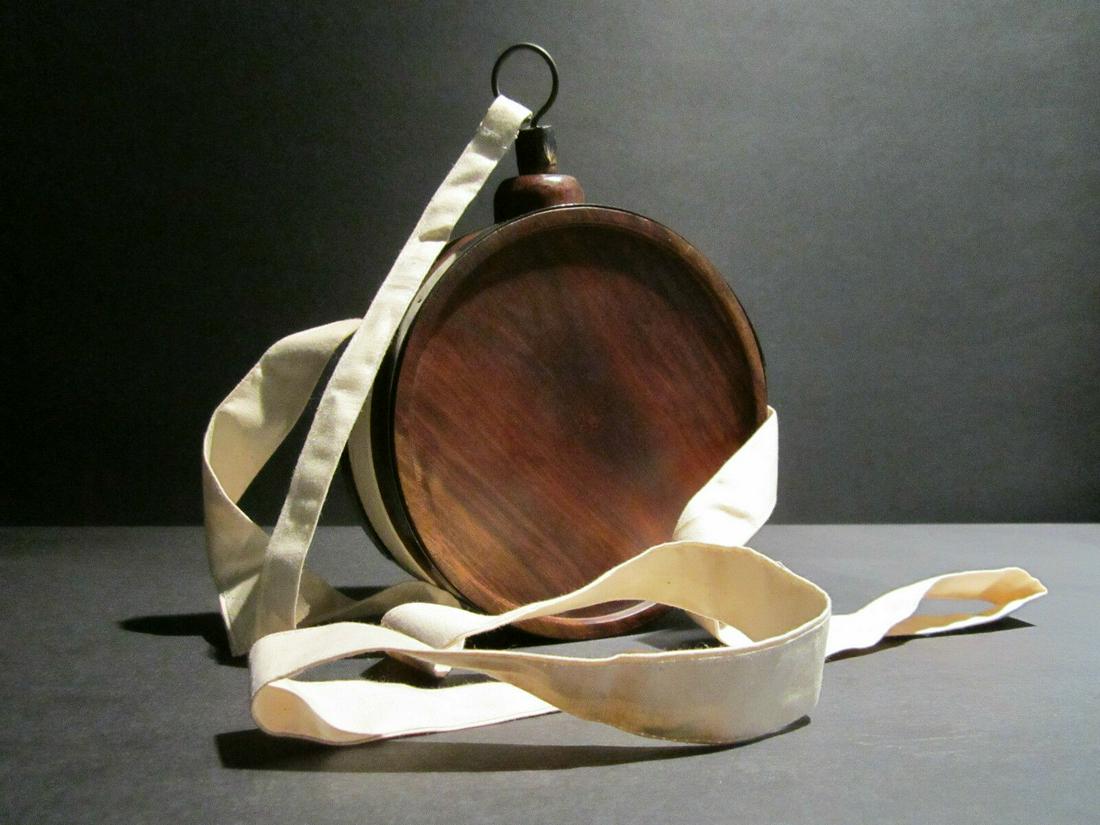 Decorative Wood Drum Canteen Keg (1 of 8)