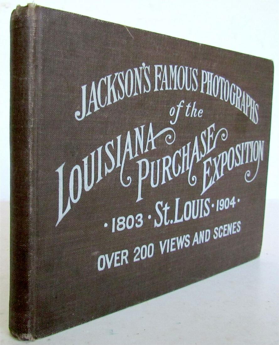 1904 JACKSON'S FAMOUS PHOTOGRAPHS of LOUISIANA PURCHASE EXPOSITION antique (1 of 12)