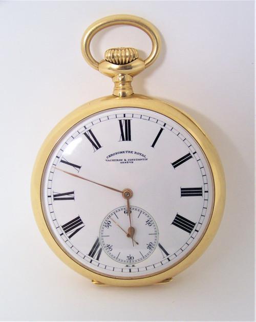 Antique 18K Gold VACHERON & CONSTANTIN Chronometer Pocket watch c.1915*