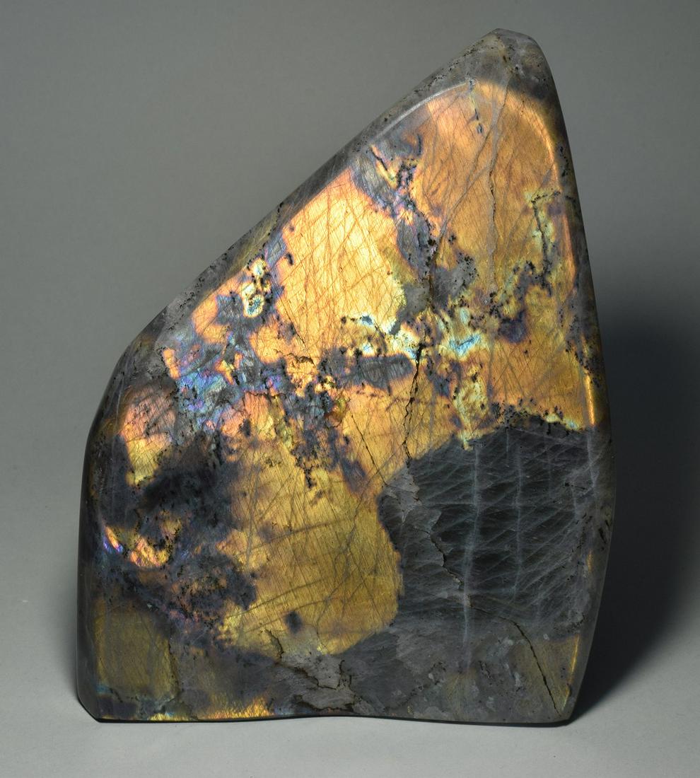 Rare orange labradorite freeform (1 of 3)