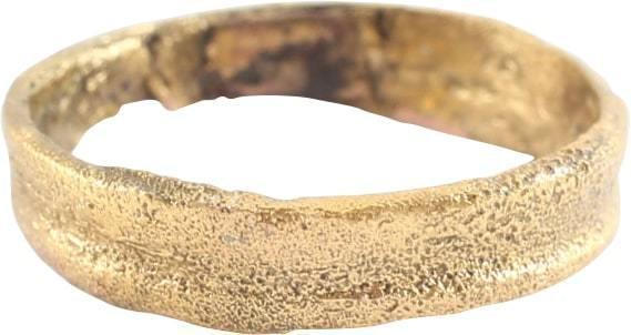 ANCIENT VIKING WOMAN'S WEDDING RING C.850-1050 AD SIZE 4 (1 of 4)