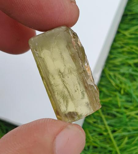 Natural & Unheated~ Yellowish Green Apatite Rough (1 of 5)