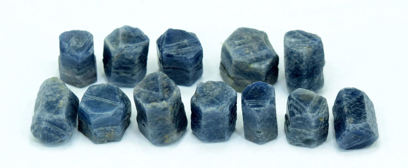 70 Gram Damage Free Natural Sapphire Crystals lot with RECORD KEEPER Triangle Etchings from (1 of 4)