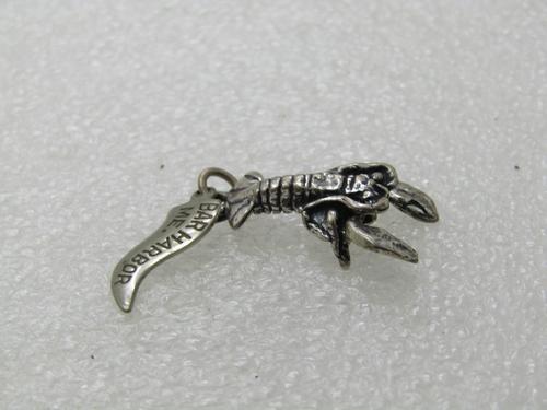 Vintage Sterling Articulated Lobster Charm/Pendant, Bar Harbor Maine, 2.67 gr. (1 of 6)