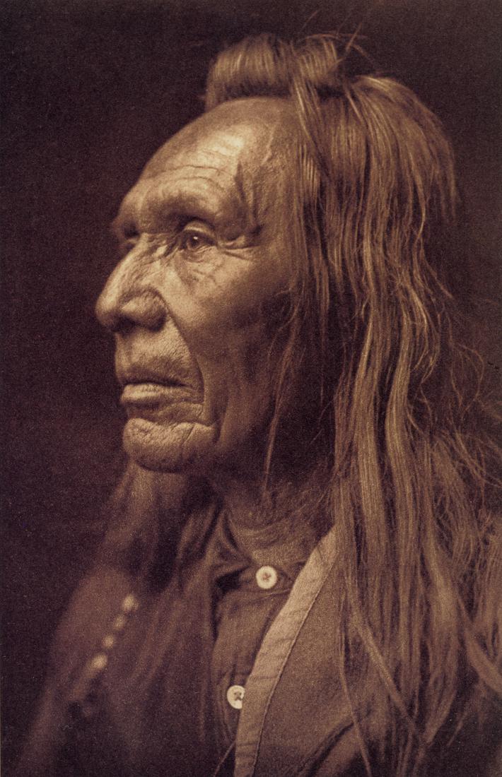 EDWARD CURTIS - Three Eagles, Nez Perce, 1910 (1 of 1)