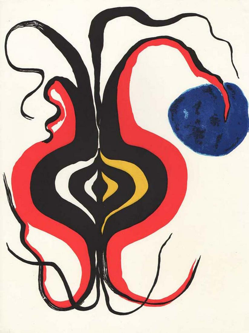 Calder Lithograph DM08156 Derriere le miroir 1966 (1 of 2)