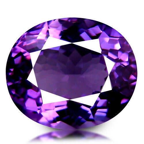 Natural Amethyst AAA 1.62ct Oval Rich Purple/Violet (1 of 1)