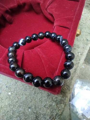 80 Carat Multi Color Sulemani Haqiq Round- Balls Adjustable Bracelet (1 of 8)