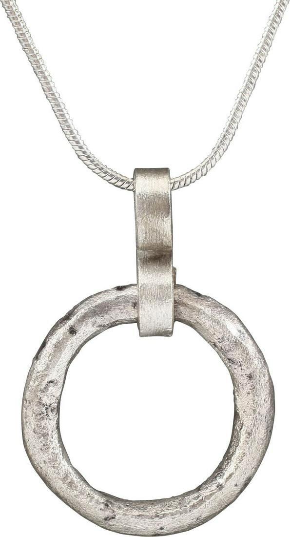 ANCIENT CELTIC PROSPERITY RING NECKLACE, C.400-100 BC (1 of 2)