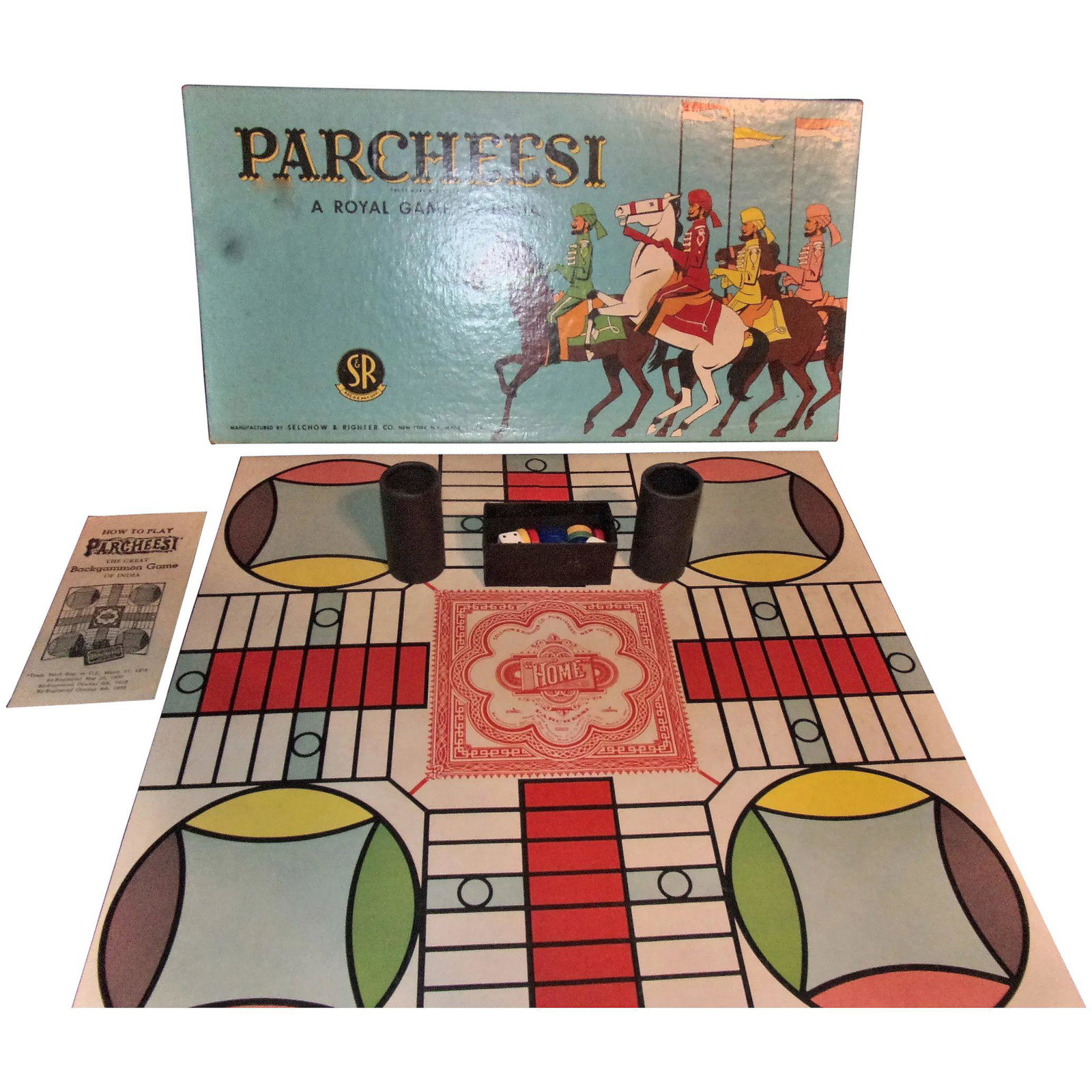 Vintage 1946 Parcheesi Board Game (1 of 5)
