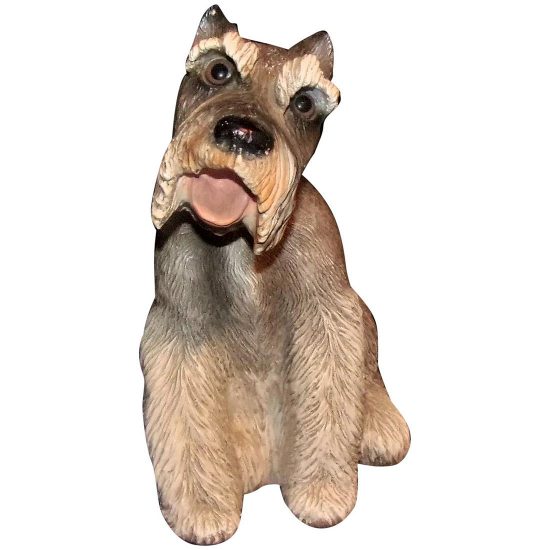Vintage MCM Large Schnauzer Dog Figurine (1 of 11)