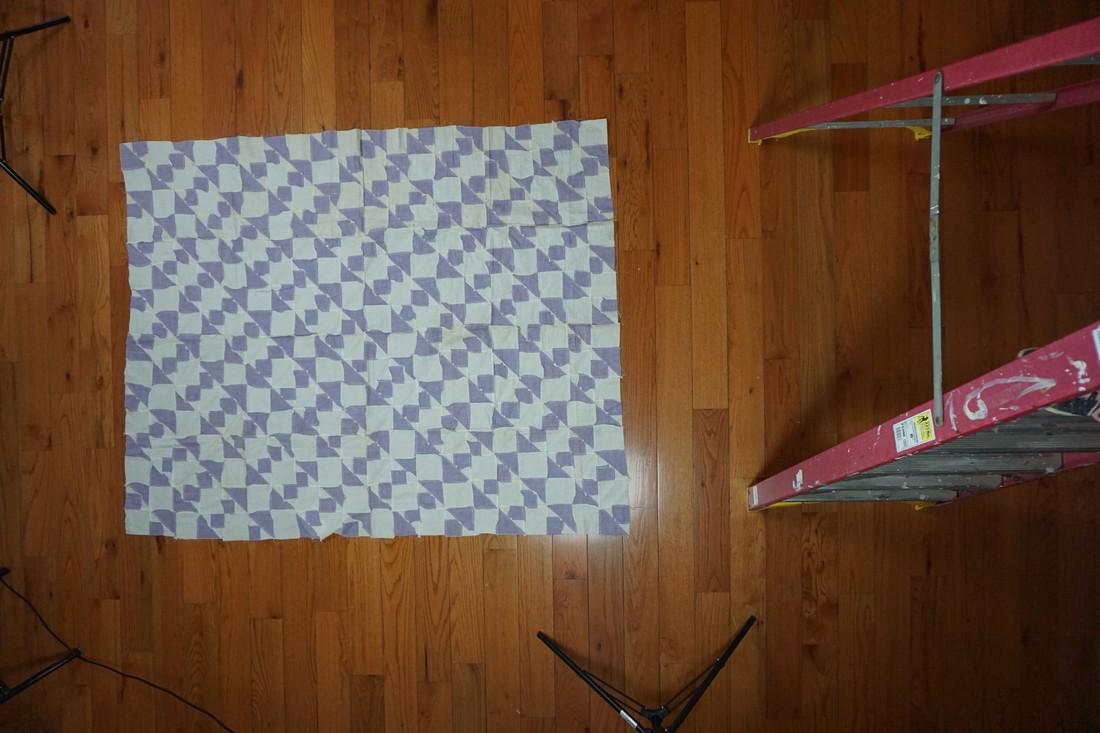 Squares and Triangles Quilt (1 of 1)