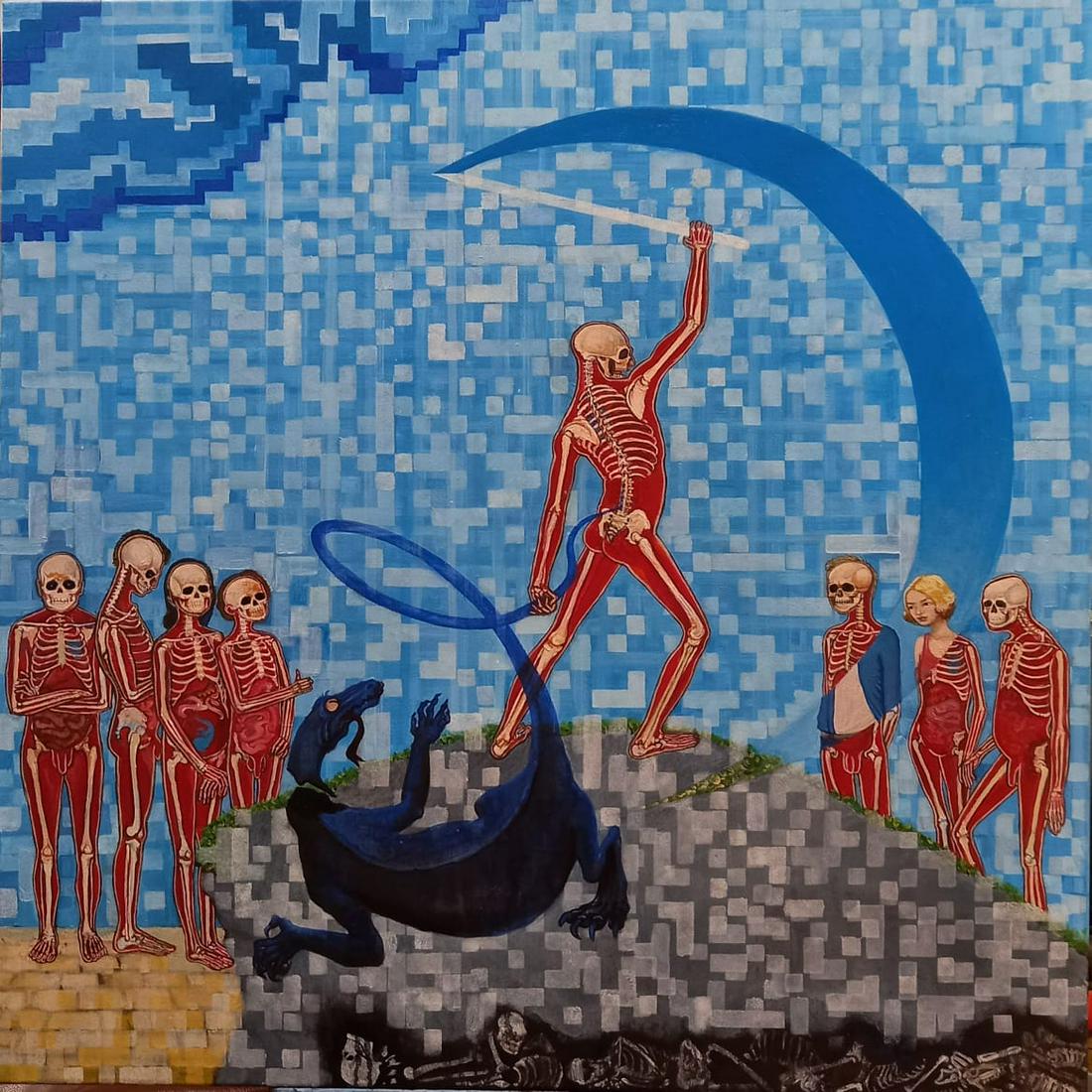 Boychuk Yuliya - St. George slaying the dragon (1 of 5)