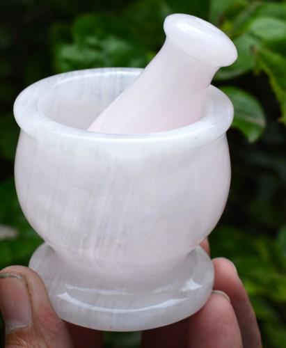 333 Grams Beautiful Pink Calcite Pot (1 of 4)