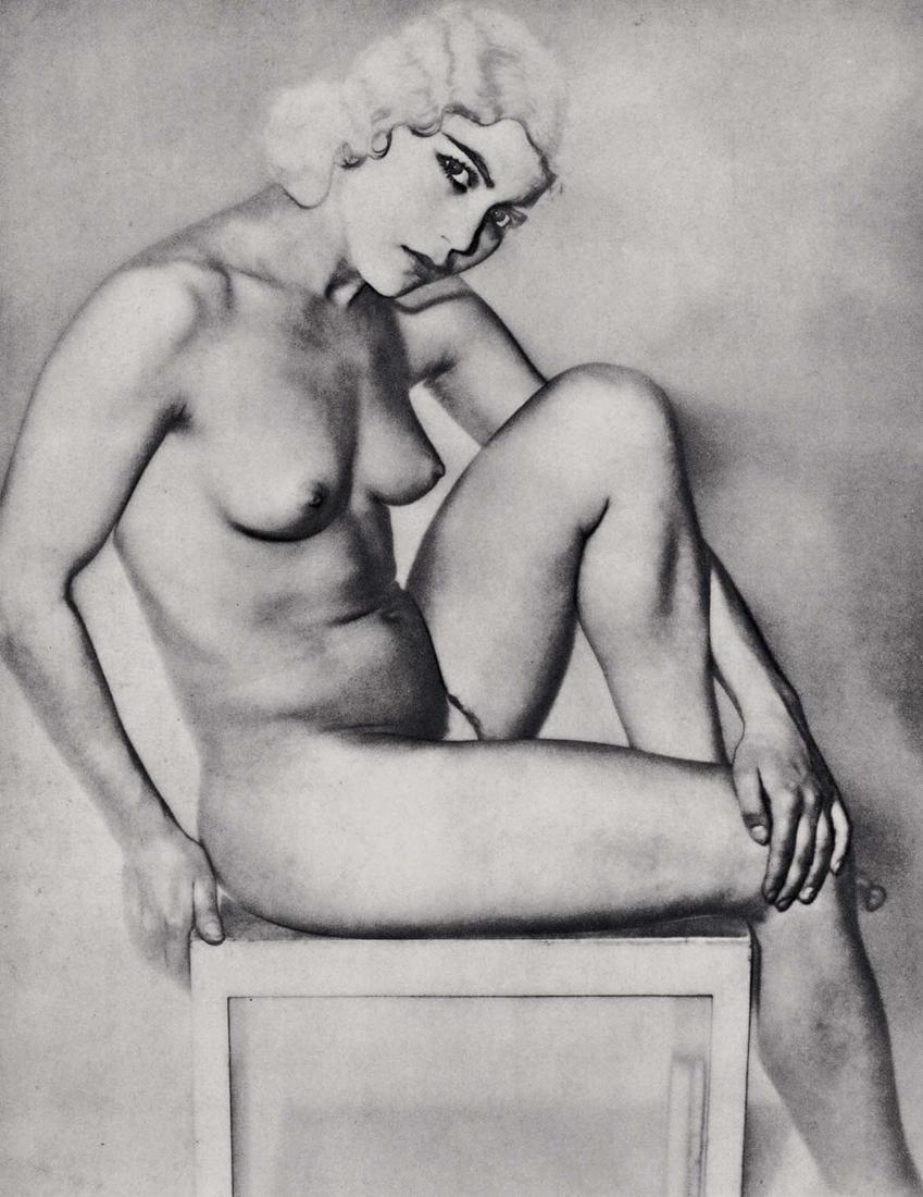 MAN RAY - Solarized nude: Artist: MAN RAY Print Title: Solarized nude Medium: Duotone Photo-Lithograph Printed 1970s in Germany Image size (inches) approx. 10 x 7.75” Man Ray was an American visual artist who spent most 