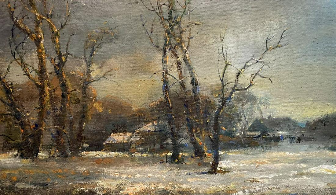Oil painting February Litvinov Oleg Arkad'yevich (1 of 13)