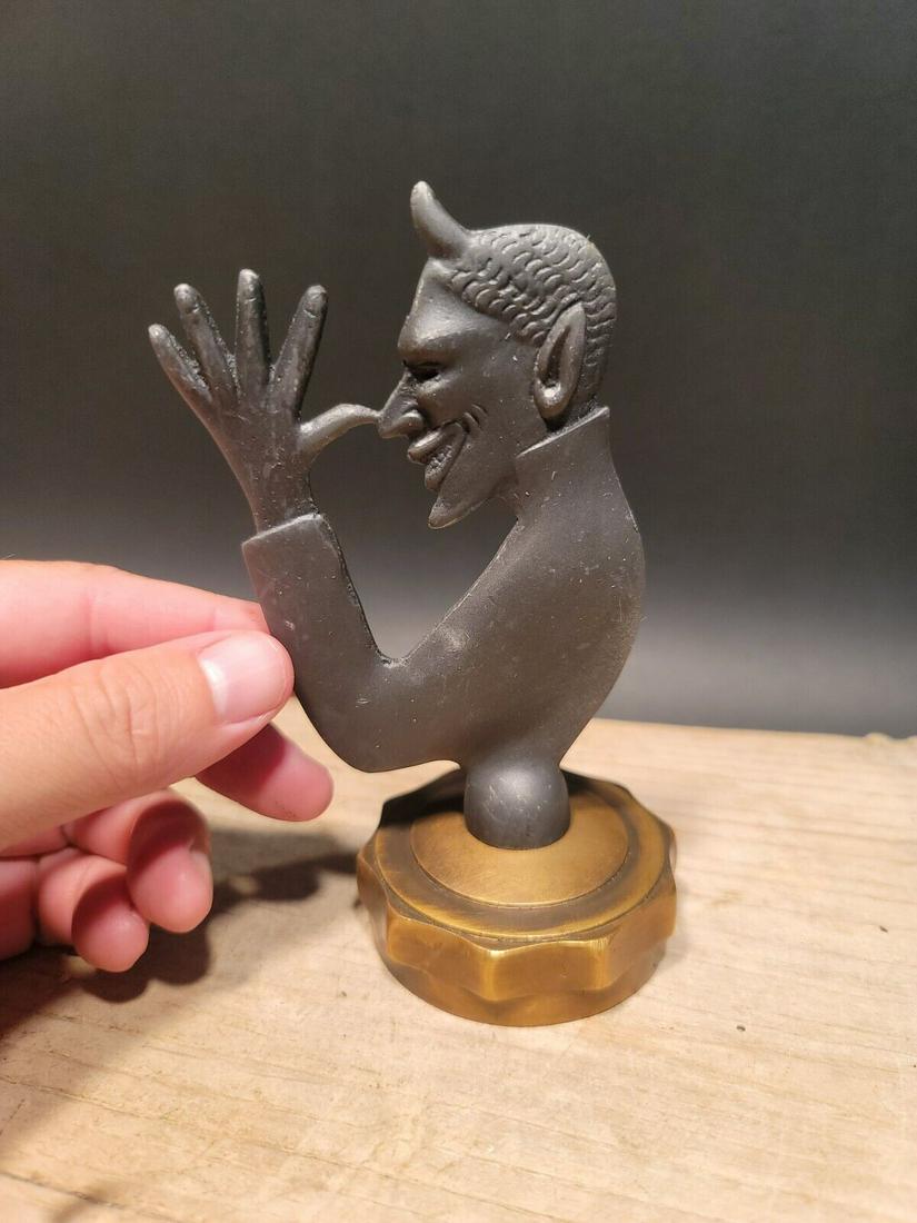 Iron Brass Devil Radiator Cap (1 of 12)