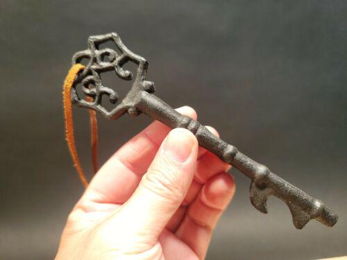 Black Cast Iron Large Skeleton Church Key Bottle Opener (1 of 1)