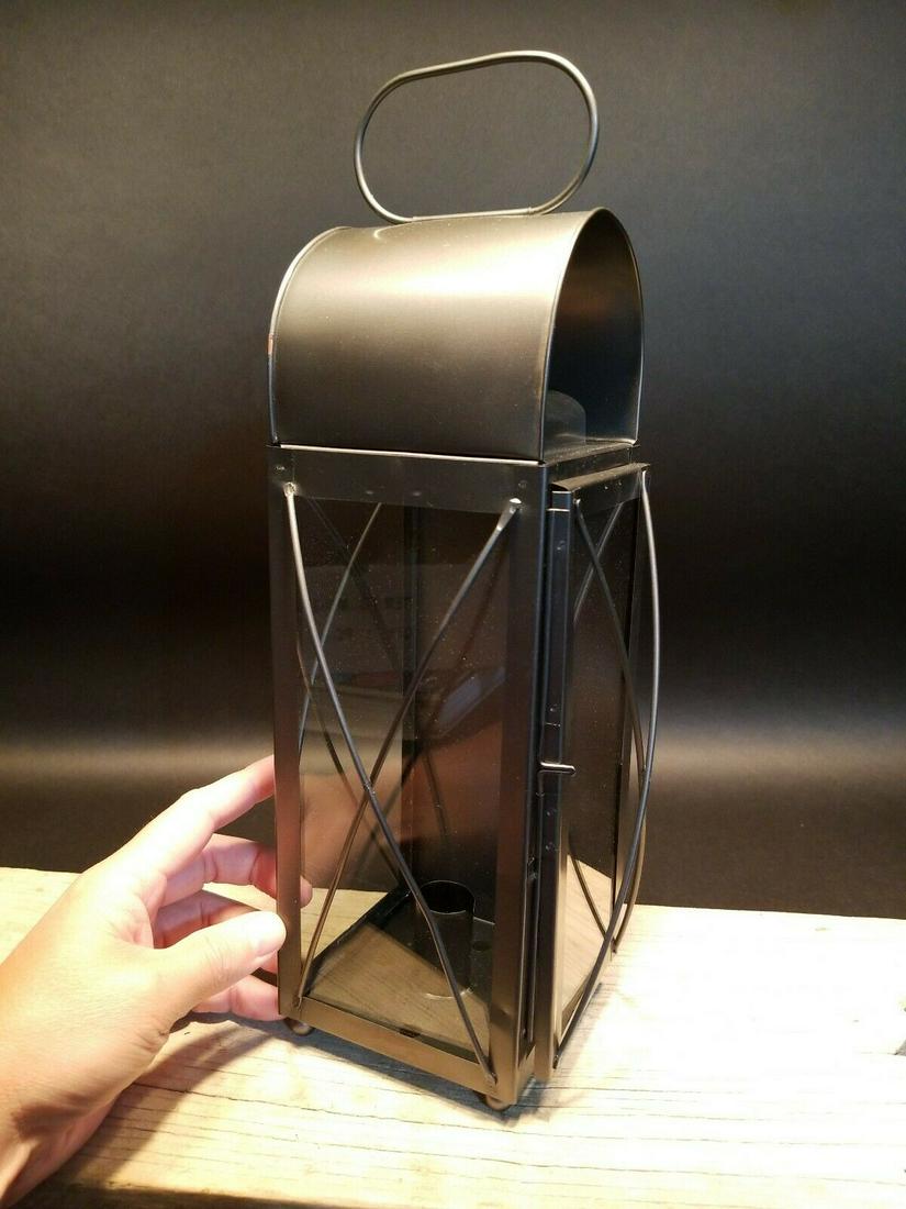 Tin Glass Wall or table Colonial Candle Lantern (1 of 12)