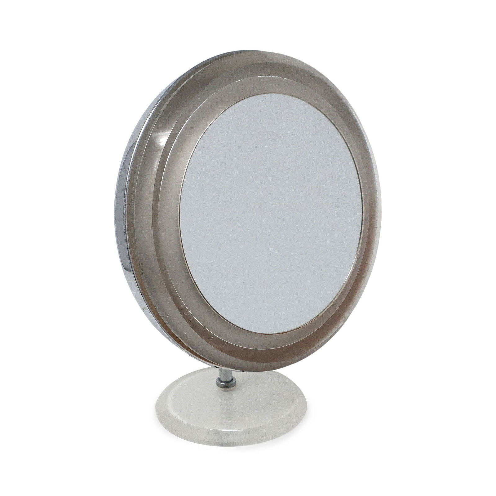 Vintage Lucite and Chrome Adjustable Tabletop Mirror (1 of 9)
