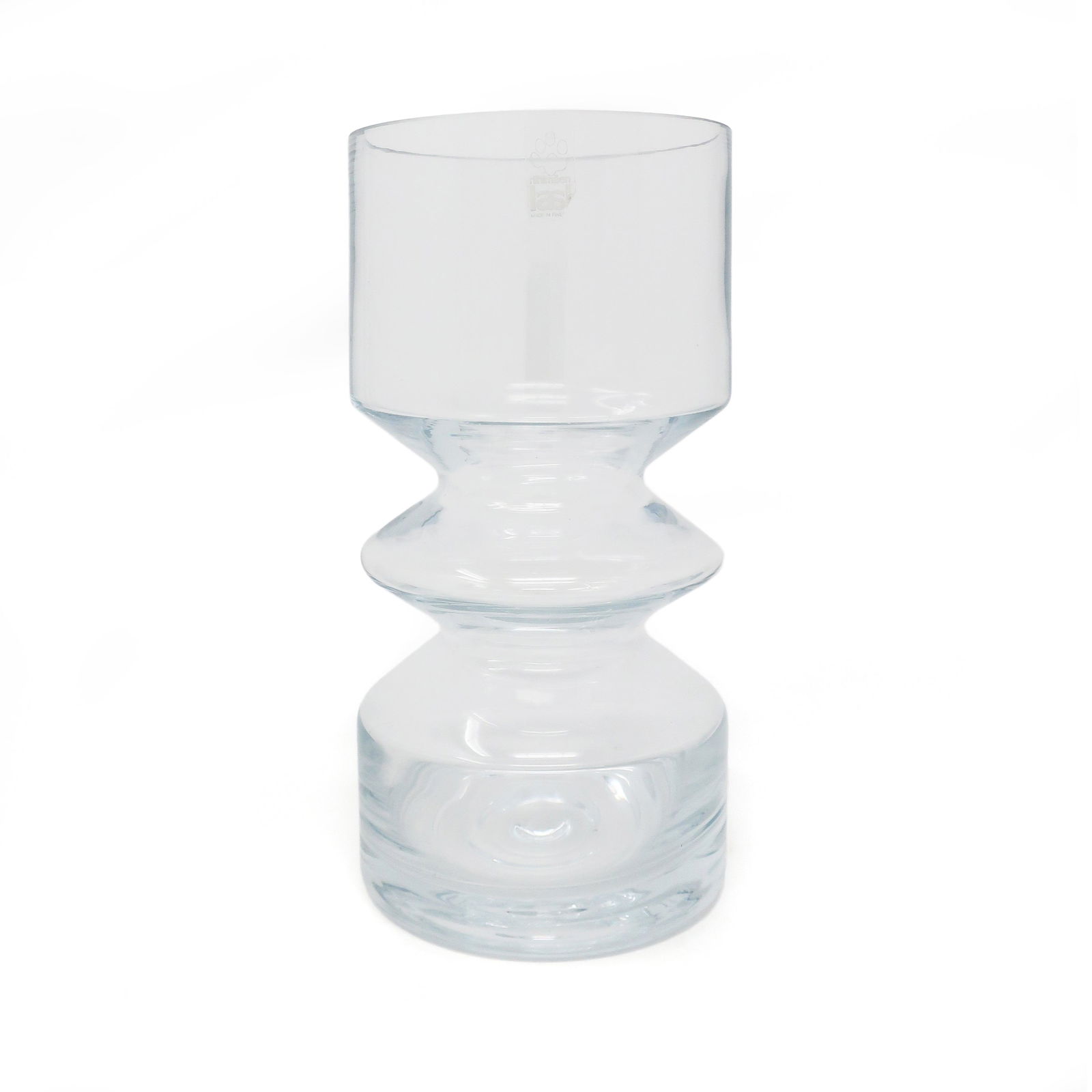 Clear Modernist Vase by Tamara Aladin for Riihimaen Lasi Oy (1 of 9)