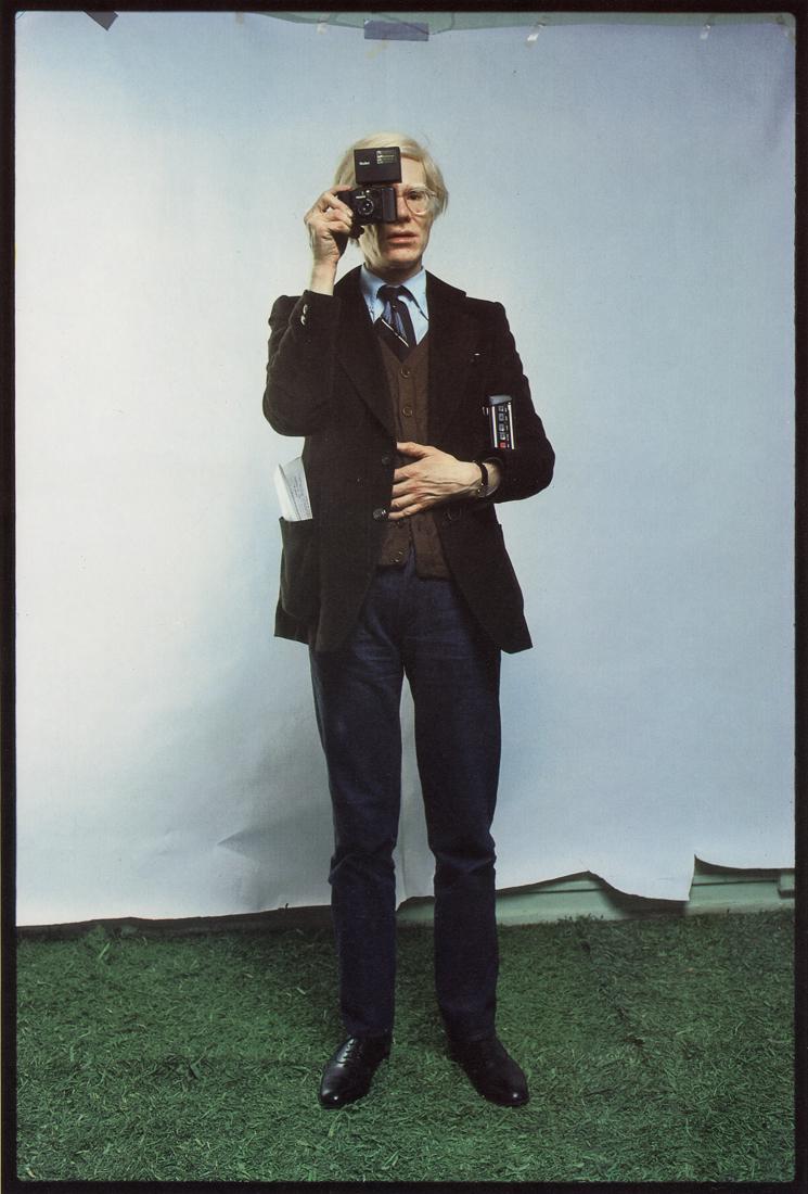 ANNIE LEIBOVITZ - Andy Warhol, New York City, 1976: Artist: Annie Leibovitz Title: Andy Warhol, New York City, 1976 Medium: Photo Litho, 1991, Italy Dimensions: 8.05x11.85" Description: Heat Wax Mounted on 12x16" Conservation Board Artist Bio: Annie Le