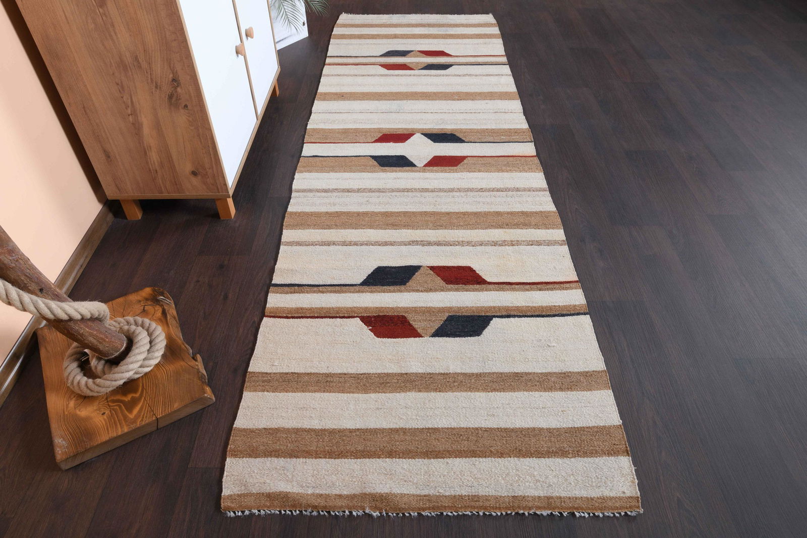 3.0x9.4 Turkish Kilim Bohemian Rug (1 of 9)
