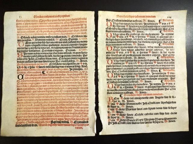 1567 Two Leaves Catholic Ritual Red and Black (1 of 2)