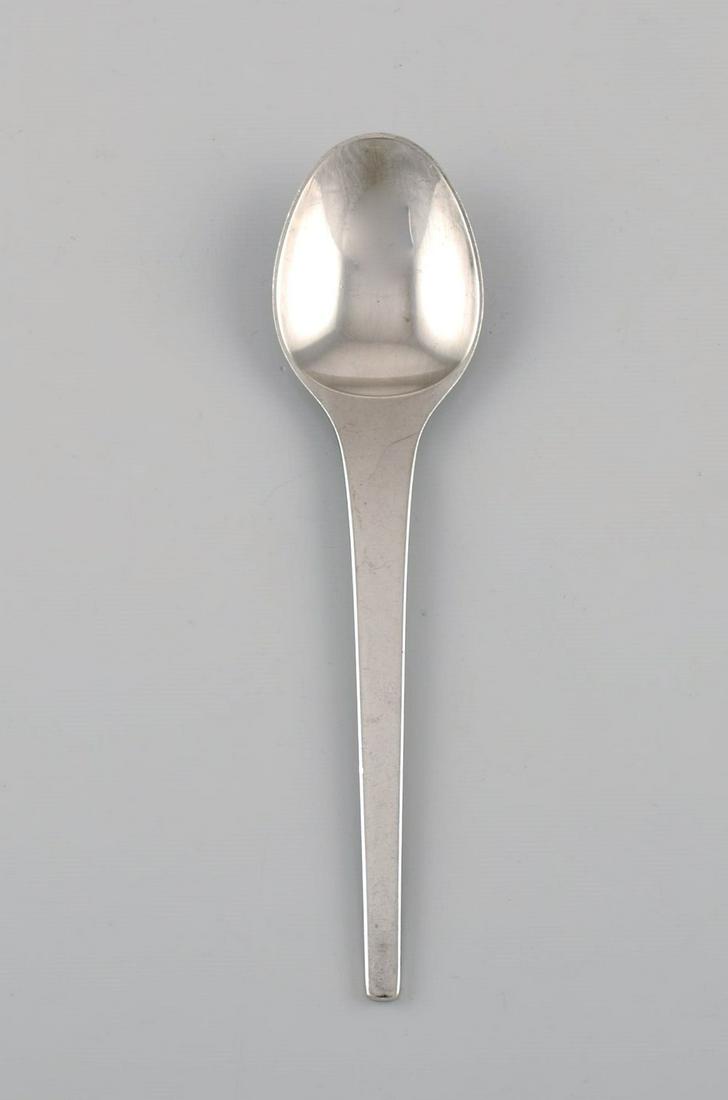 Georg Jensen Caravel dessert spoon in sterling silver. 15 pcs in stock. (1 of 4)
