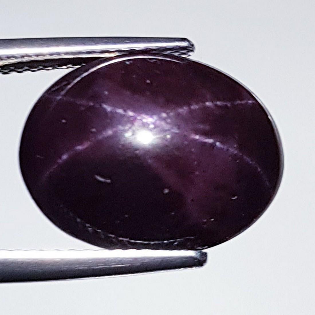 17.71 ctz " Rare Gem Pinkish Red" Natural Star Garnet (1 of 4)