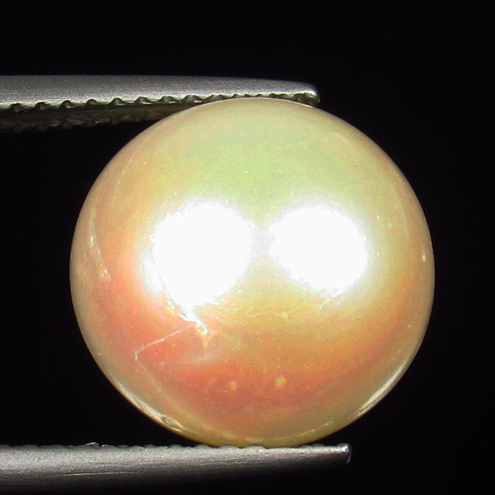 Natural Fresh Water Pearl - 9.26 Ct: No Reserve! Title: Natural Fresh Water Pearl - 9.26 Ct Origin: India Weight: 9.26 Size/Dimensions: 12.5 x 12.5 x 9.5 mm Additional Information: Pieces : 1 No's / Shape : Round Drilled / Color : White 
