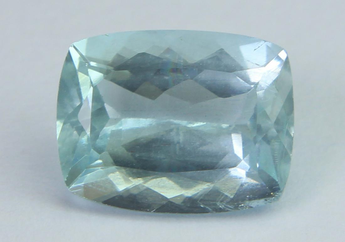 2.05 Cts Natural Aquamarine: No Reserve! Gemstone : Natural Aquamarine Origin : Australia Weight : 2.05 carats Dimensions : 9x7 mm Shape : Rectengular Cut Color : Blue Treatment : No Treatment Transparency : Transparent Clarity :