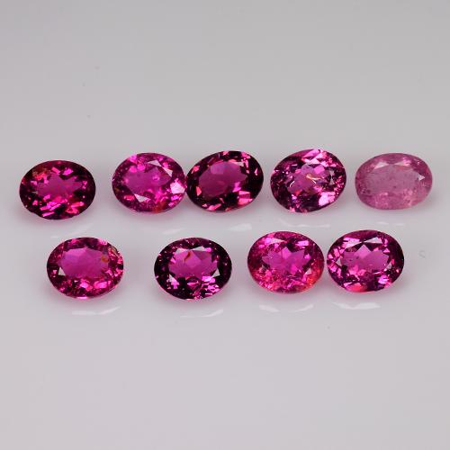 3.17Cts 9Pcs 100% NATURAL TOURMALINE OVAL EXTRAORDINARY PINK COLLECTION GEMS: Title: 3.17Cts 9Pcs 100% NATURAL TOURMALINE OVAL EXTRAORDINARY PINK COLLECTION GEMS Carat Weights: 3.17 Size/Dimensions: 5.0 x 4.0 MM Additional Information: CLARITY VS MOZAMBIQUE Reserve: $30.00 Ship
