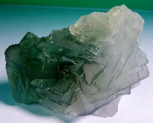 Cubic Fluorite With Dogtooth Mineral - 244 Grams - 100X80X45 mm (1 of 5)