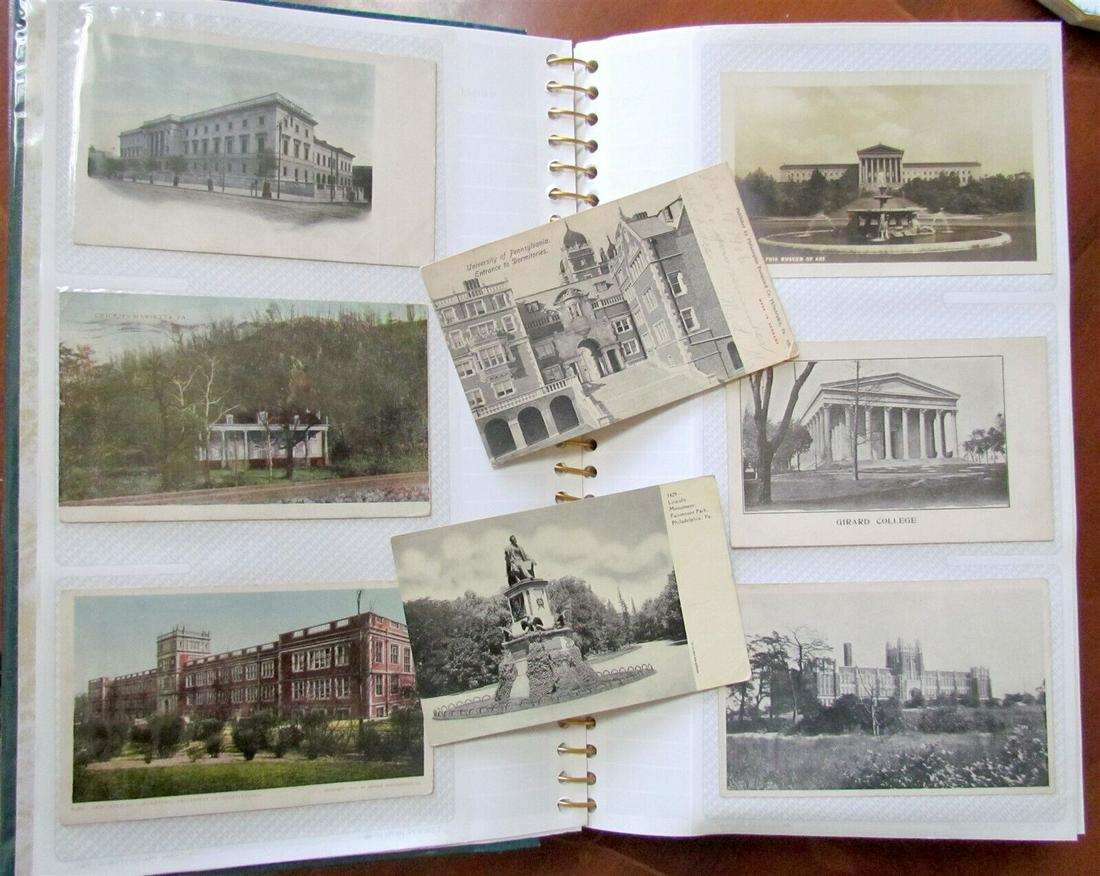 PHILADELPHIA PA COLLECTION of OVER 300 ANTIQUE & VINTAGE POSTCARDS in the ALBUM (1 of 12)