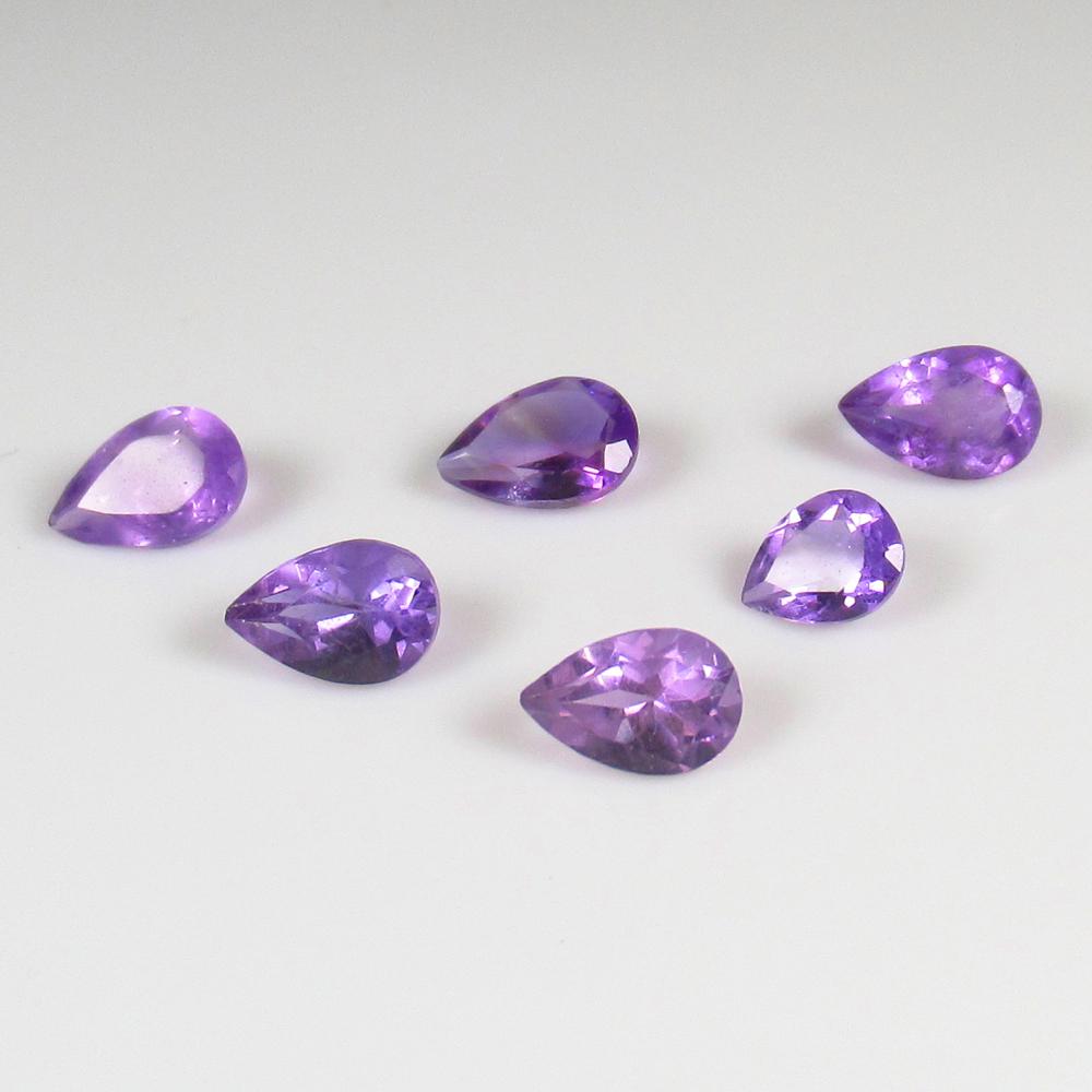 Natural Purple Amethyst Set - 2.15 Ct (1 of 2)