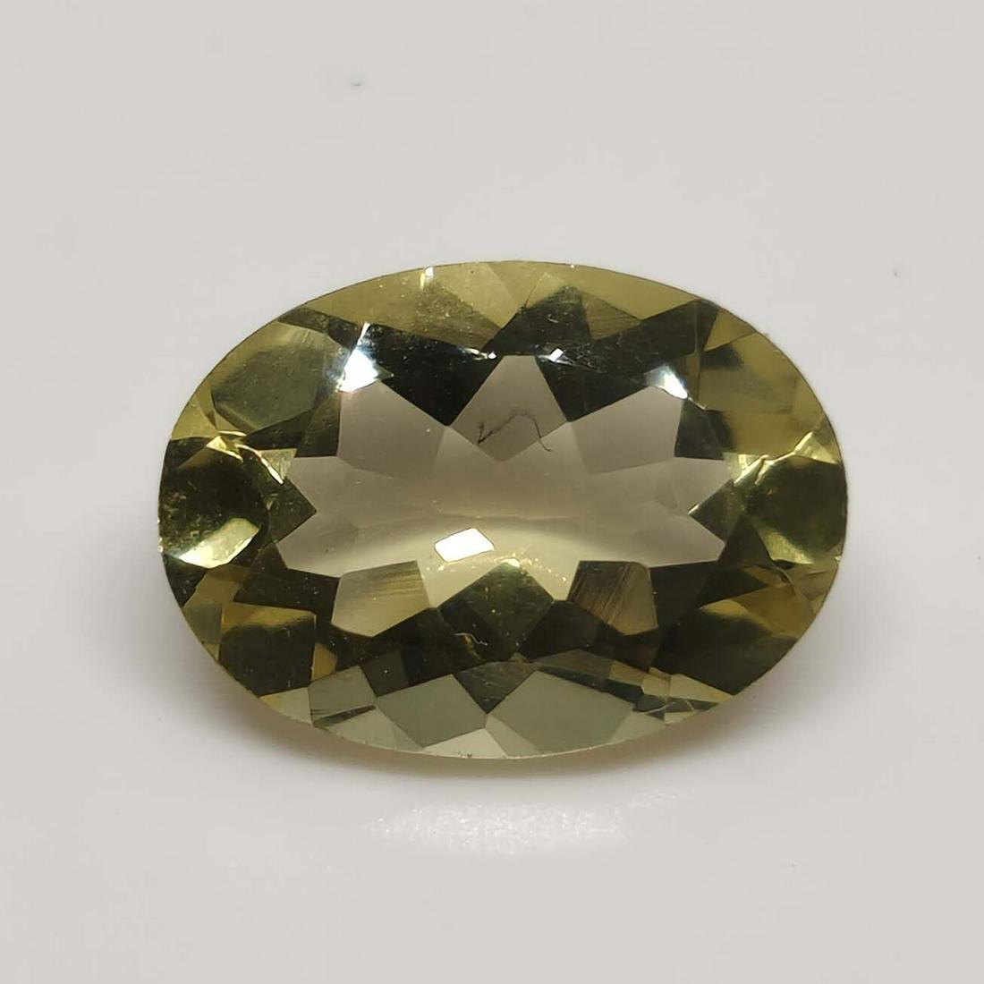 4.90 ct Natural Green Lemon Quartz: No Reserve! Title: 4.90 ct Natural Green Lemon Quartz Additional Information: Gemstones: Natural Lemon Quartz Carat Weights: 4.90 ct Size/Dimensions: 14 x 10 x 6 mm Materials & Techniques: Quartz Ship
