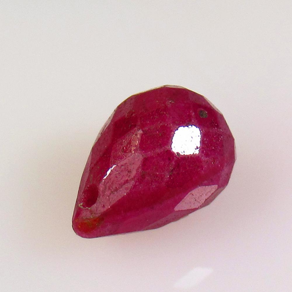 5.03 Ctw Natural Mozambique Red Ruby Pear Drop Beads (1 of 2)