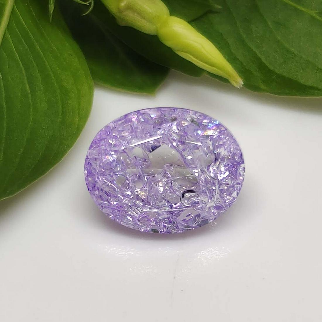 1.75 ct Rare Natural Purple Crackled Quartz (1 of 3)